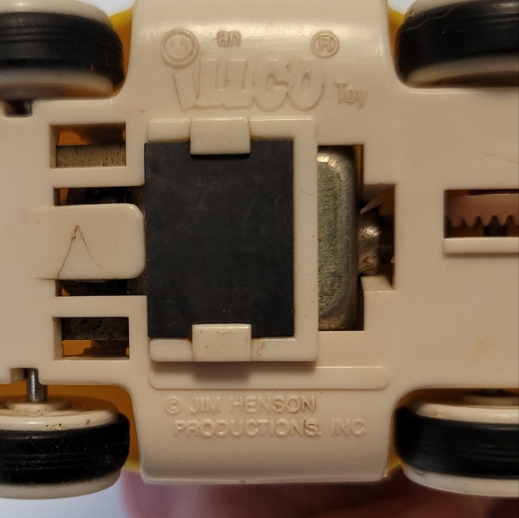 Sesame Street Beginner Race Set Cookie Monster Slot Car Loose 3" Tyco 1991 - Picture 7 of 8